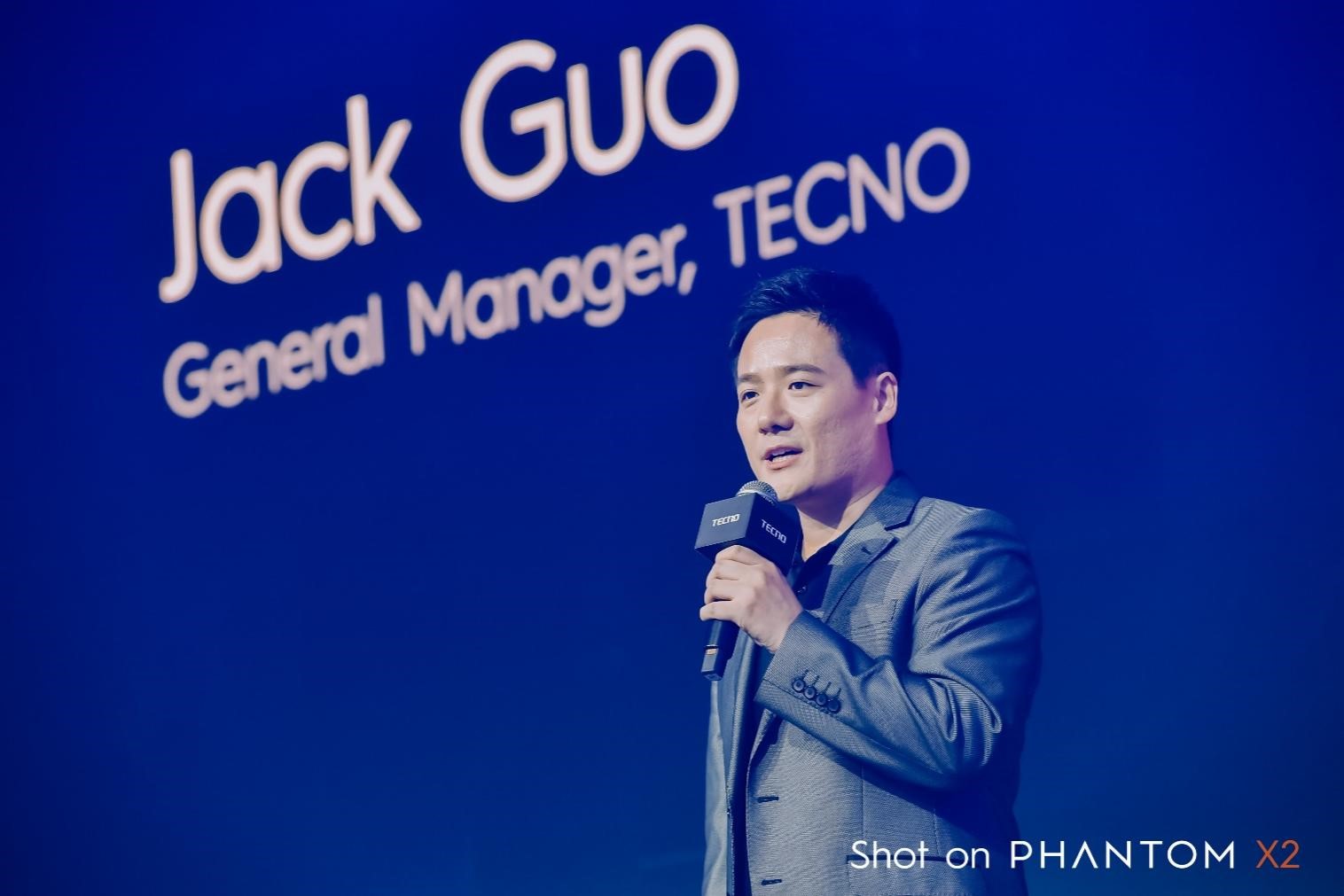Gerente General de Tecno, Jack Guo.