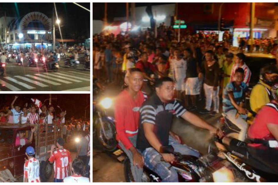 Barranquilleros celebraron supuesto título del Junior tras falso rumor en Twitter