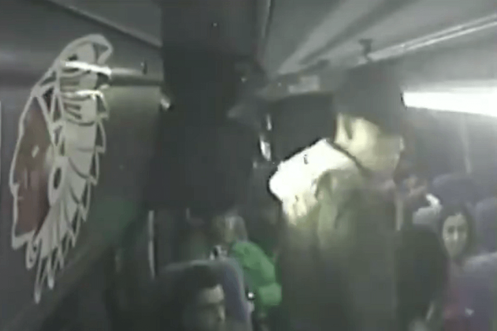 En video quedaron registrados los ladrones de un bus que se dirigía a Facatativá