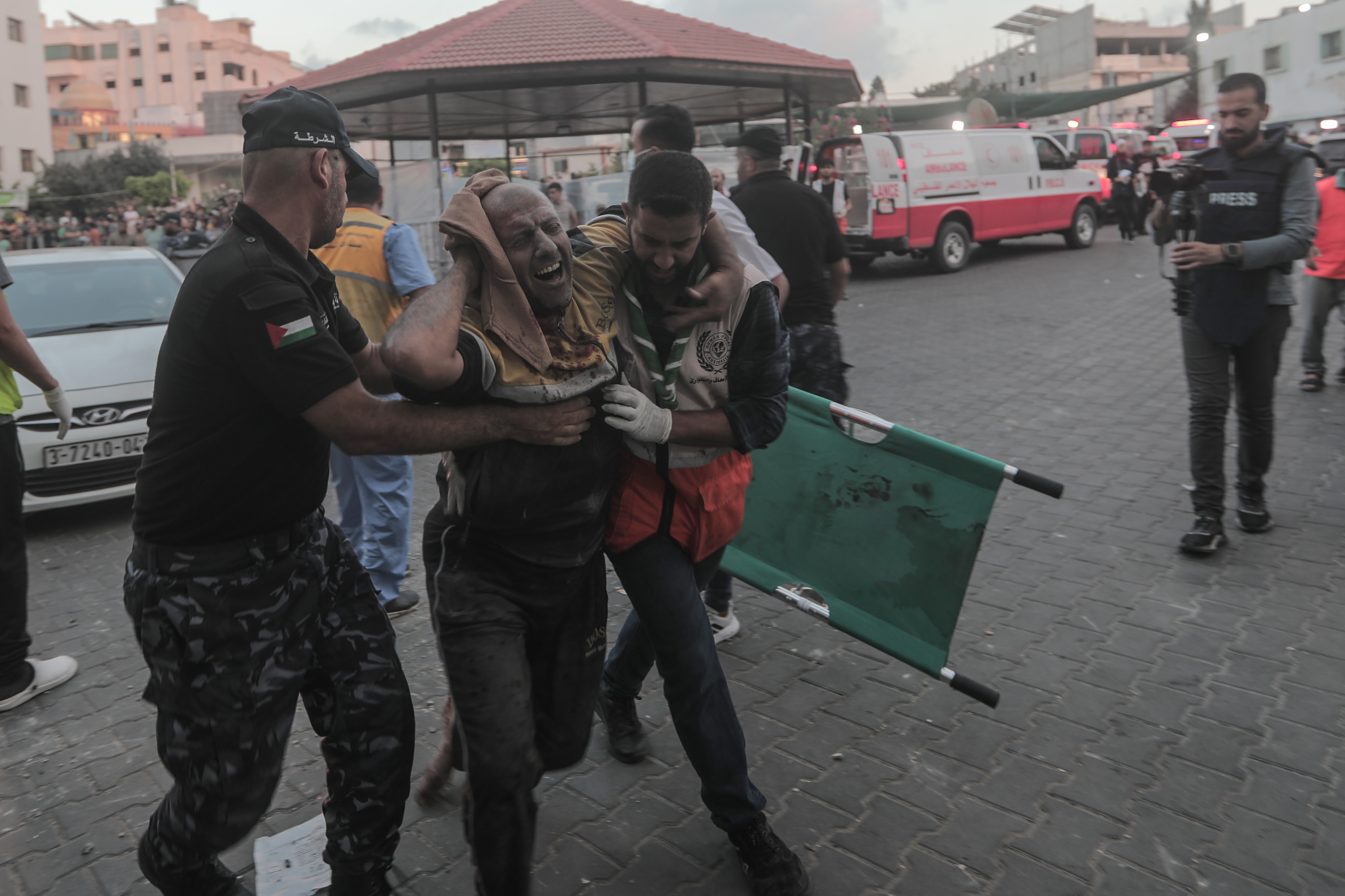 OMS condenó ataque contra hospital palestino que deja cientos de muertos