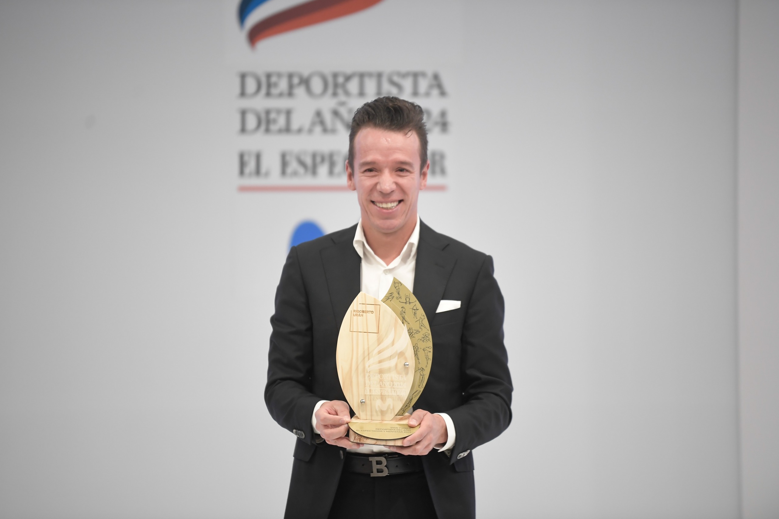 Rigoberto Urán recibió el premio vida y obra.