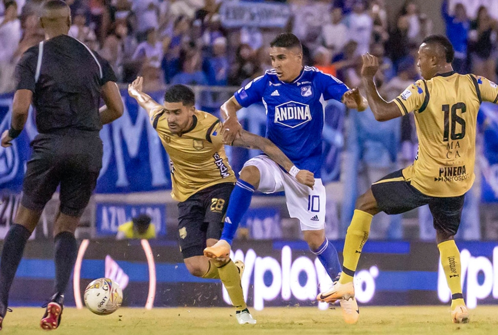 Millonarios perdió en su visita a Águilas, al campeón se le olvidó hacer goles