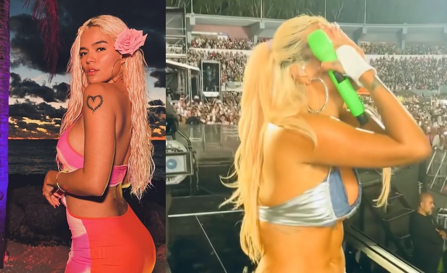 Karol G rompió en llanto en uno de sus conciertos en México. ¿Qué le pasó?