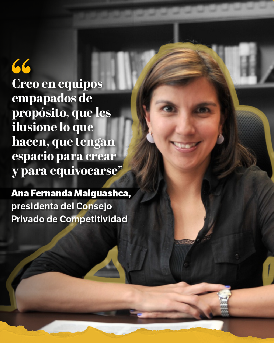 Ana Fernanda Maiguashca, presidenta del Consejo Privado de Competitividad