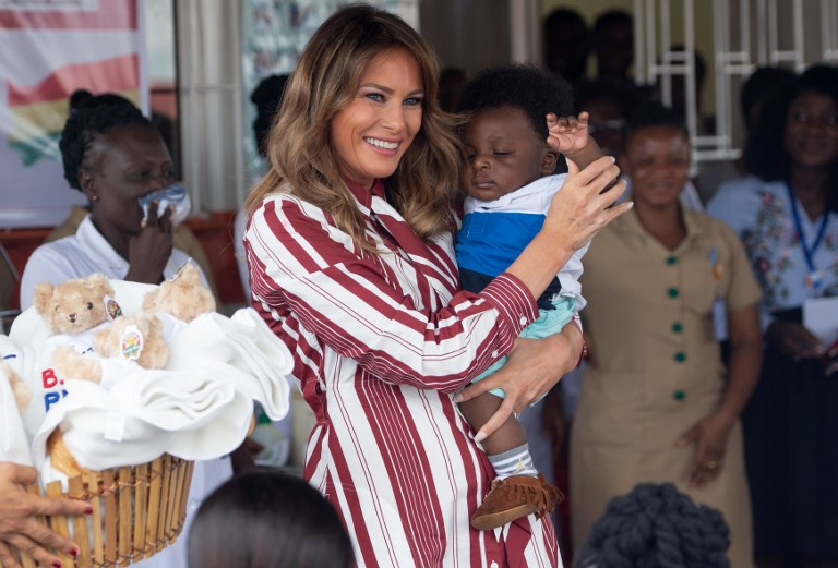 En imágenes: la gira de Melania Trump por África