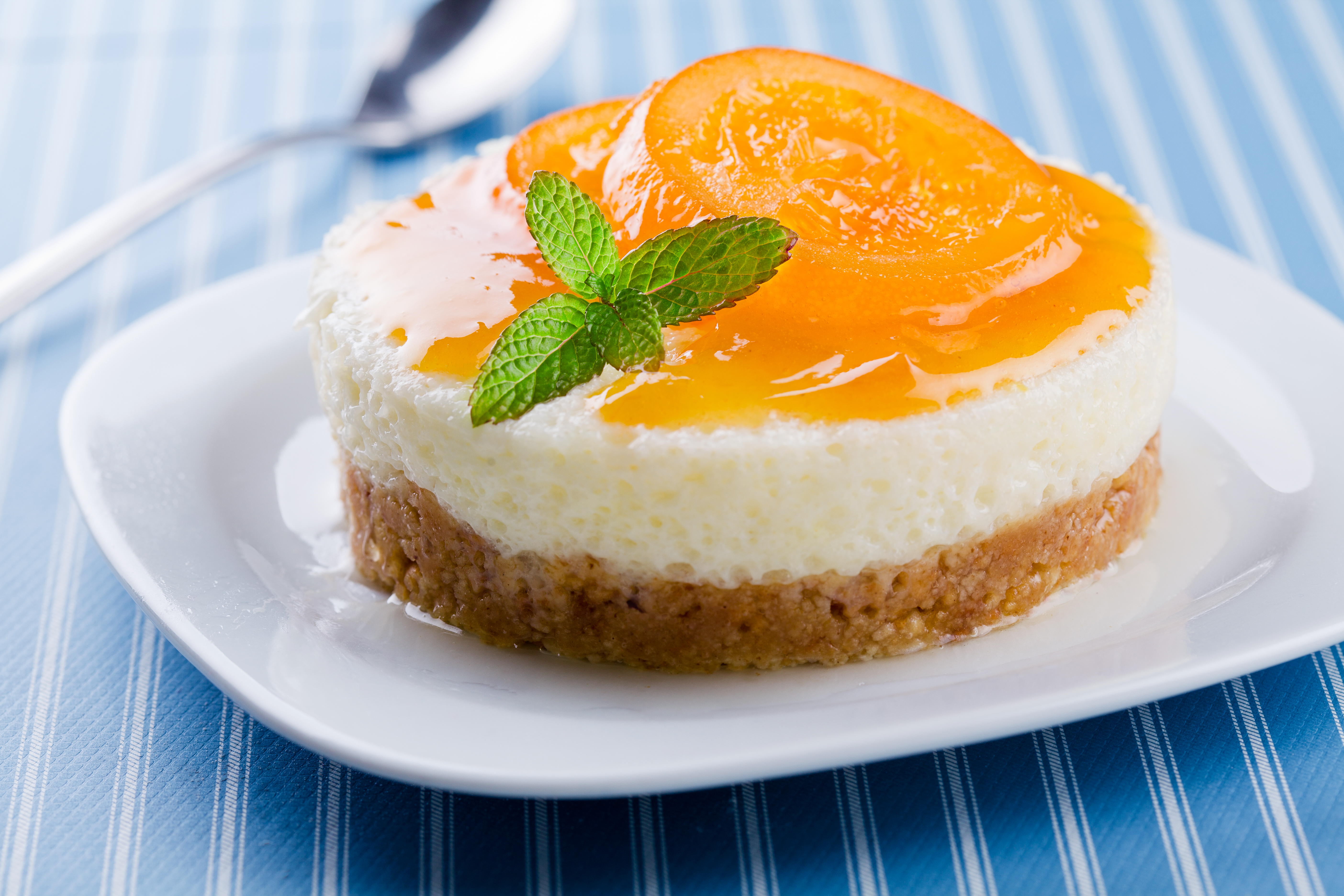 Cheesecake de durazno con queso crema ¡Delicioso!