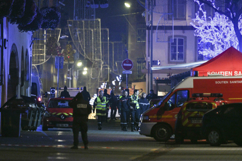 Consternación y silencio, lo que quedó en Estrasburgo tras el tiroteo