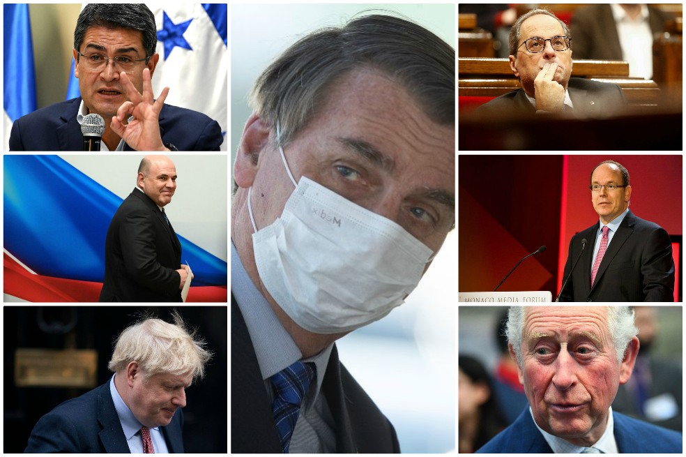 En fotos: Bolsonaro, Johnson y otros líderes mundiales que se han contagiado de coronavirus