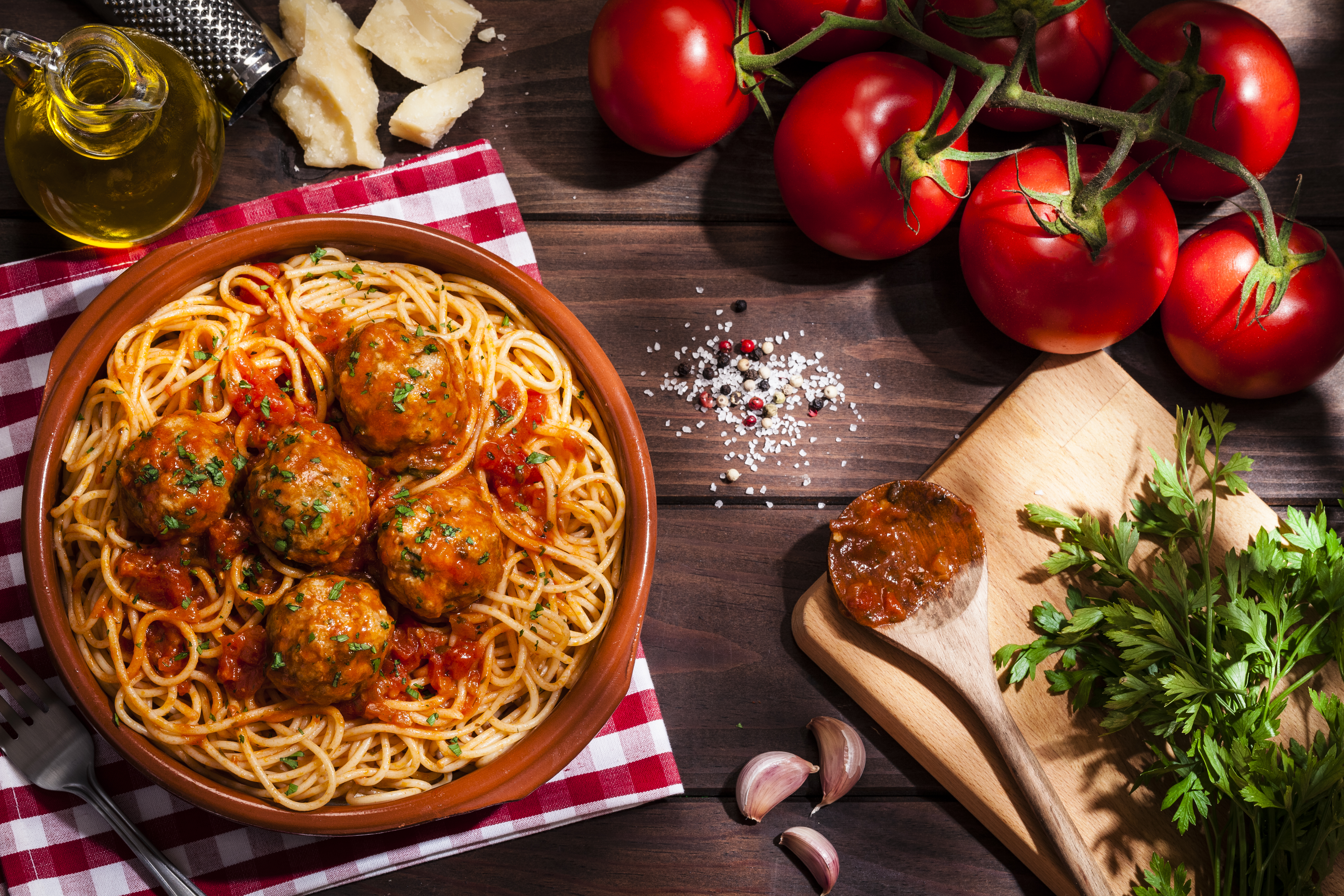 Con la receta de mamá: pasta con albóndigas