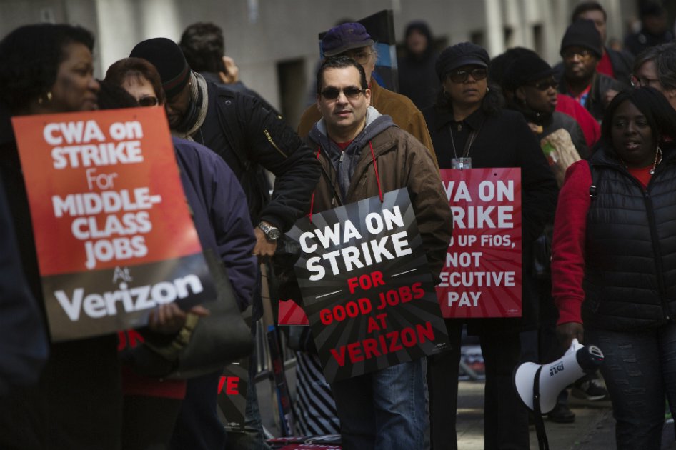 Verizon dice que conflictos laborales afectarán las ganancias
