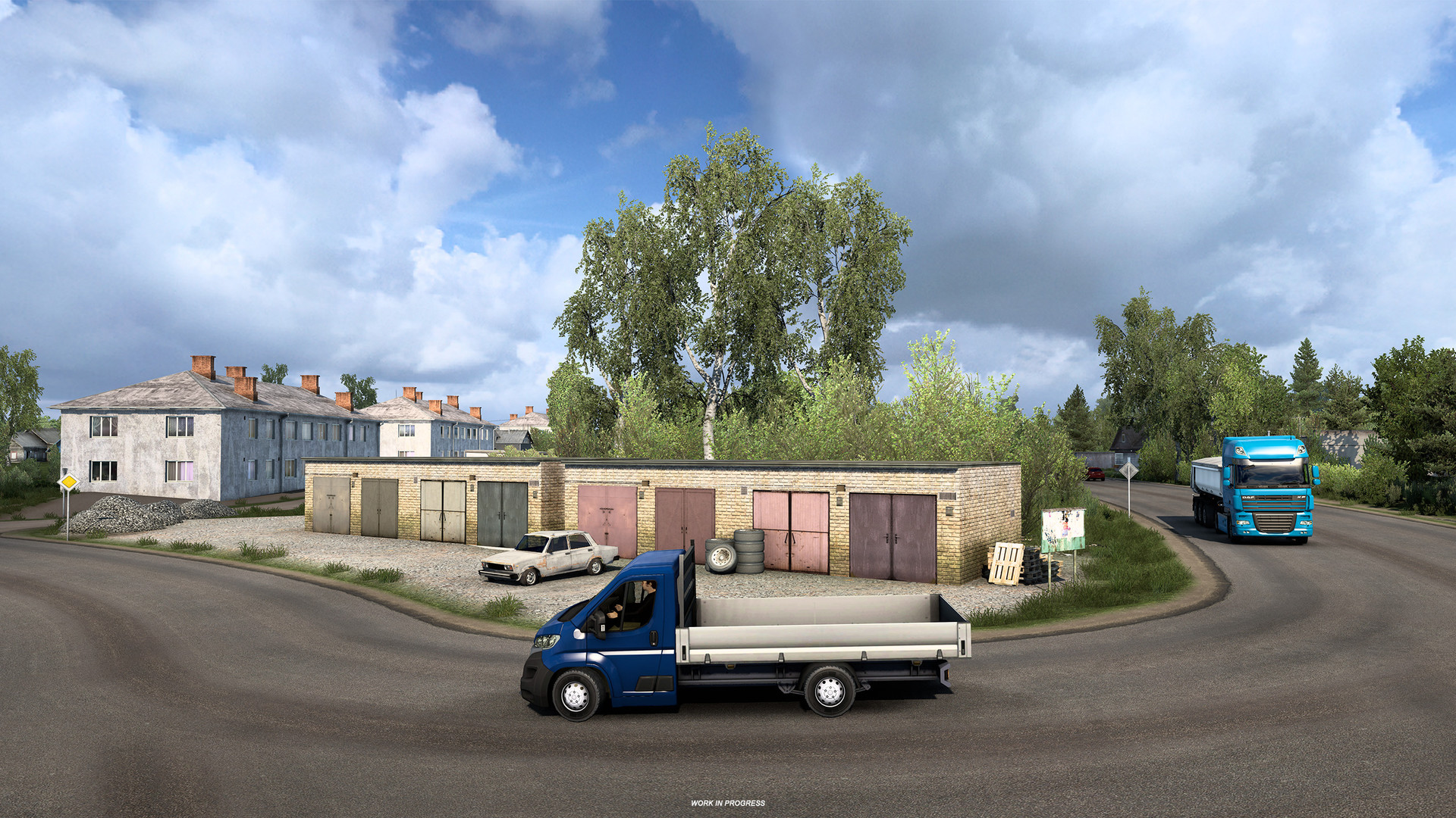 En Euro Truck Simulator 2 se pueden simular rutas de transporte reales y hay mods que replican las carreteras colombianas.