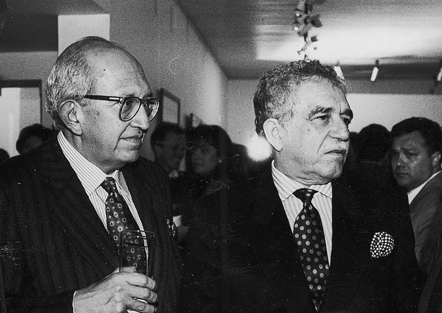 Plinio Apuleyo Mendoza junto a García Márquez, amistad de la que surgió el libro "El olor de la guayaba".