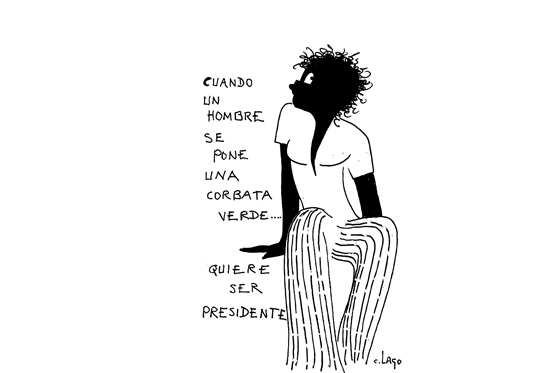 Corbata verde