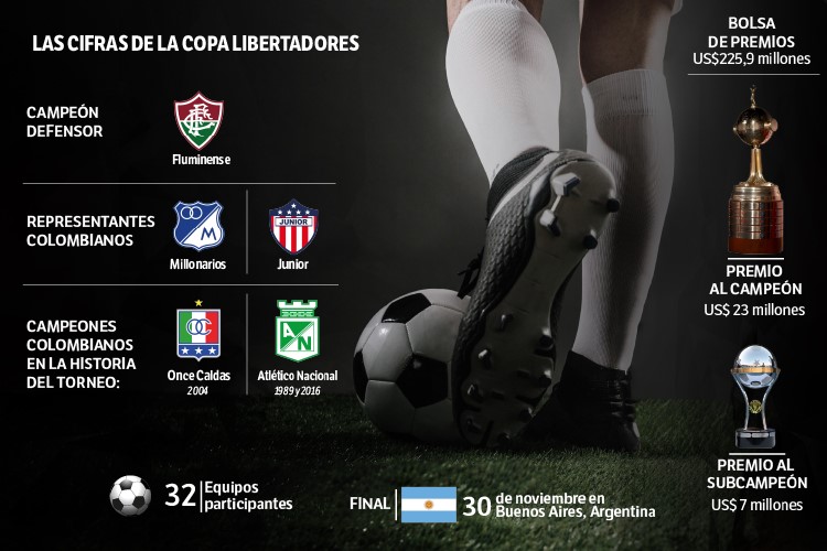 Las cifras de la Copa Libertadores