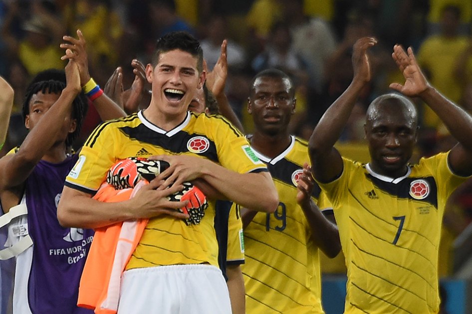 James Rodríguez se mantiene como el goleador de Brasil 2014