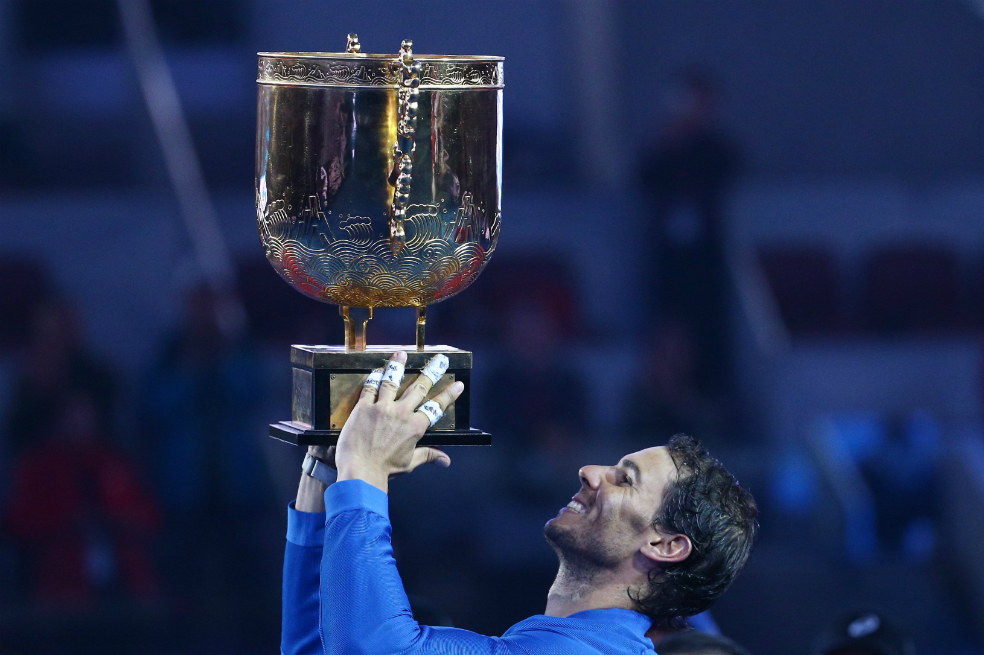 Sigue haciendo historia: Nadal gana en Pekín el título 75 de su carrera