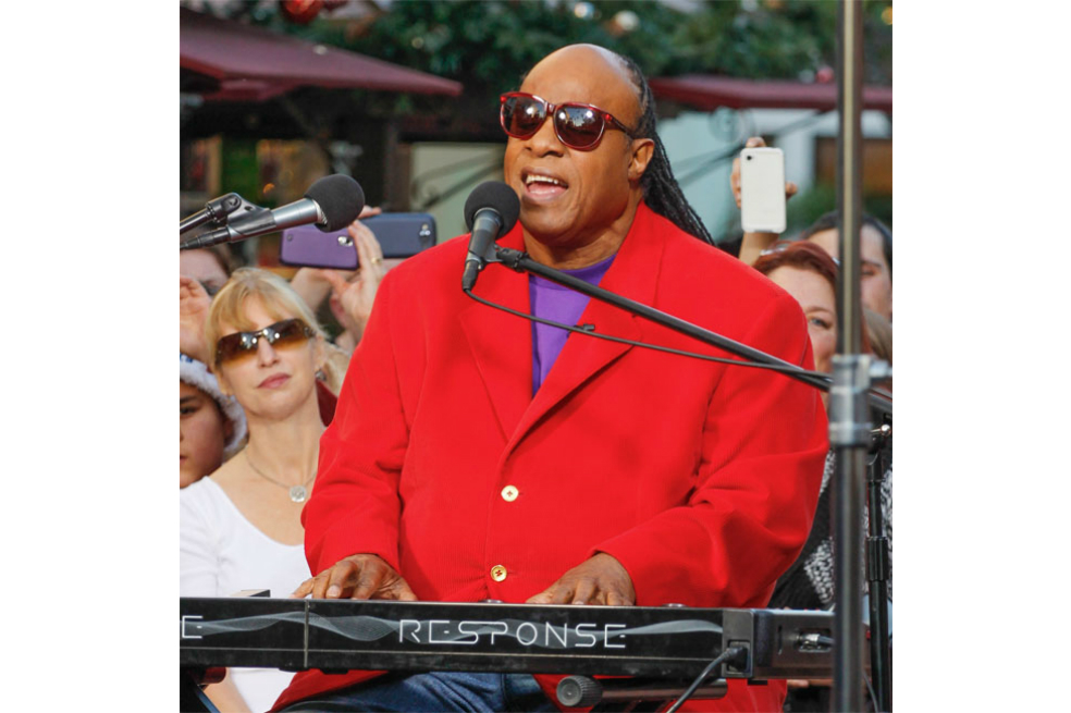 Stevie Wonder visitó a su amiga Aretha Franklin