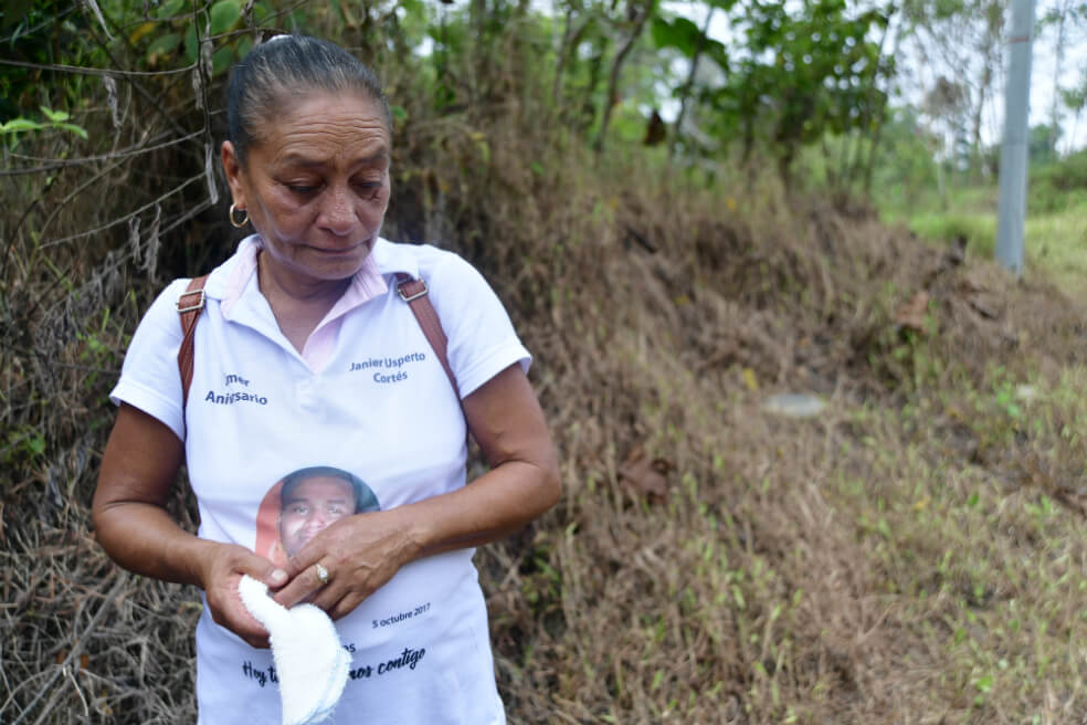 Marleni Cortés perdió un hijo en la masacre de El Tandil
