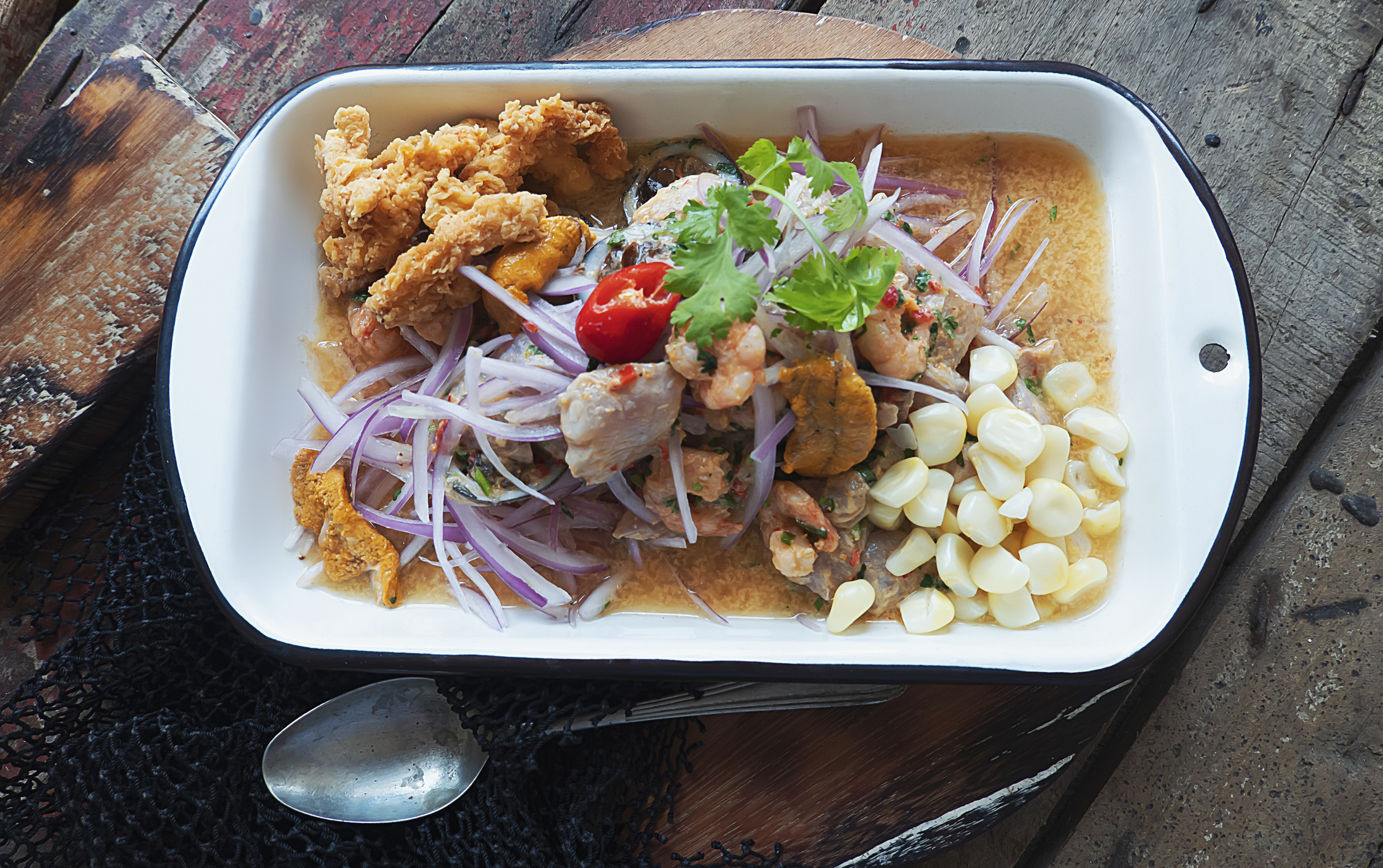 Receta: prepara un ceviche de chicharrón en olla presión