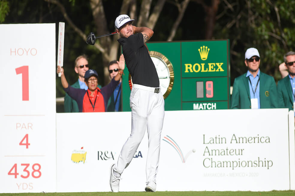 El colombiano Jose Mario Vega es el nuevo líder del Latin American Amateur Championship