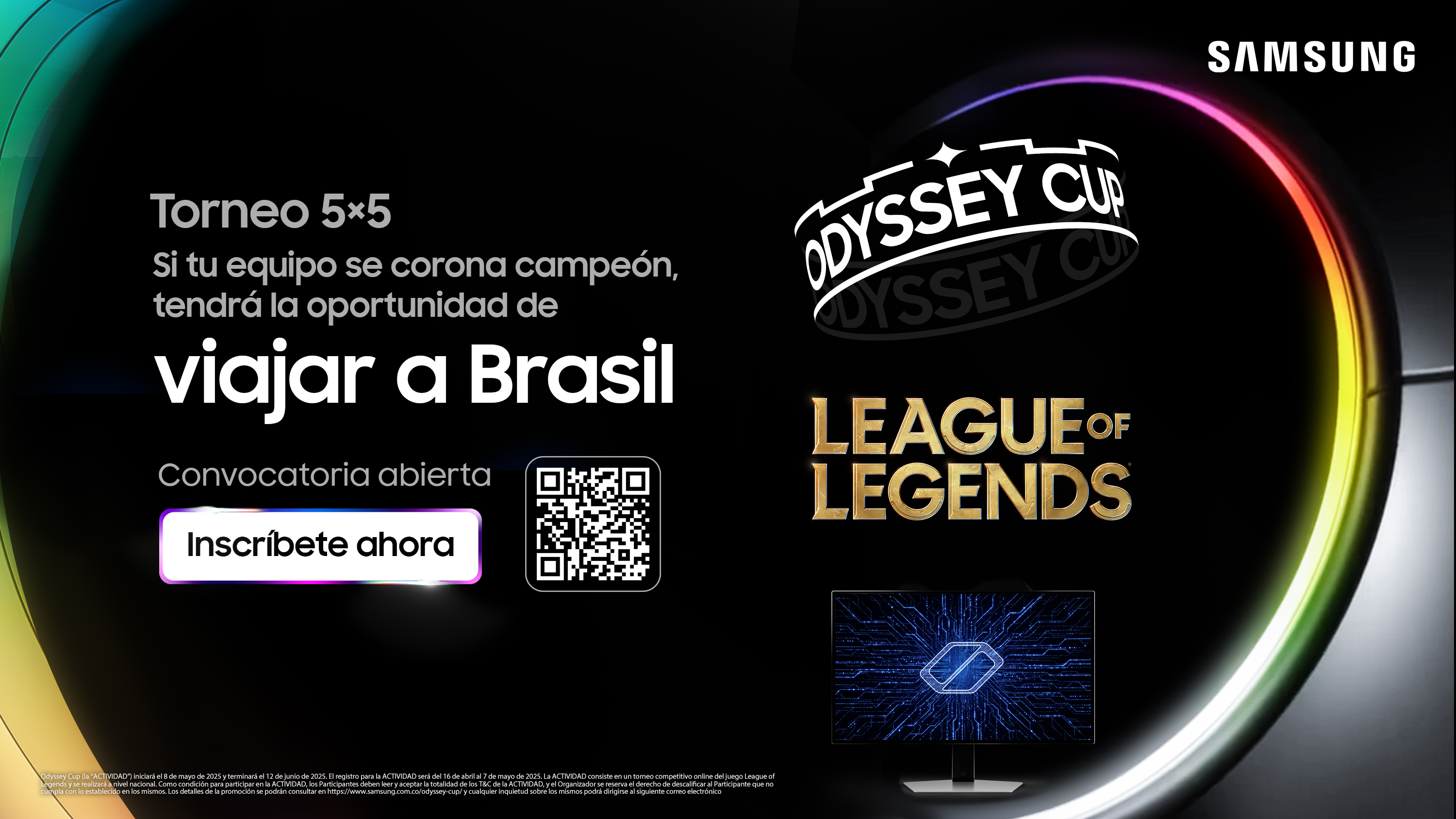 La gran final de la Odyssey Cup de Samsung será en el Movistar Game Club de Bogotá.