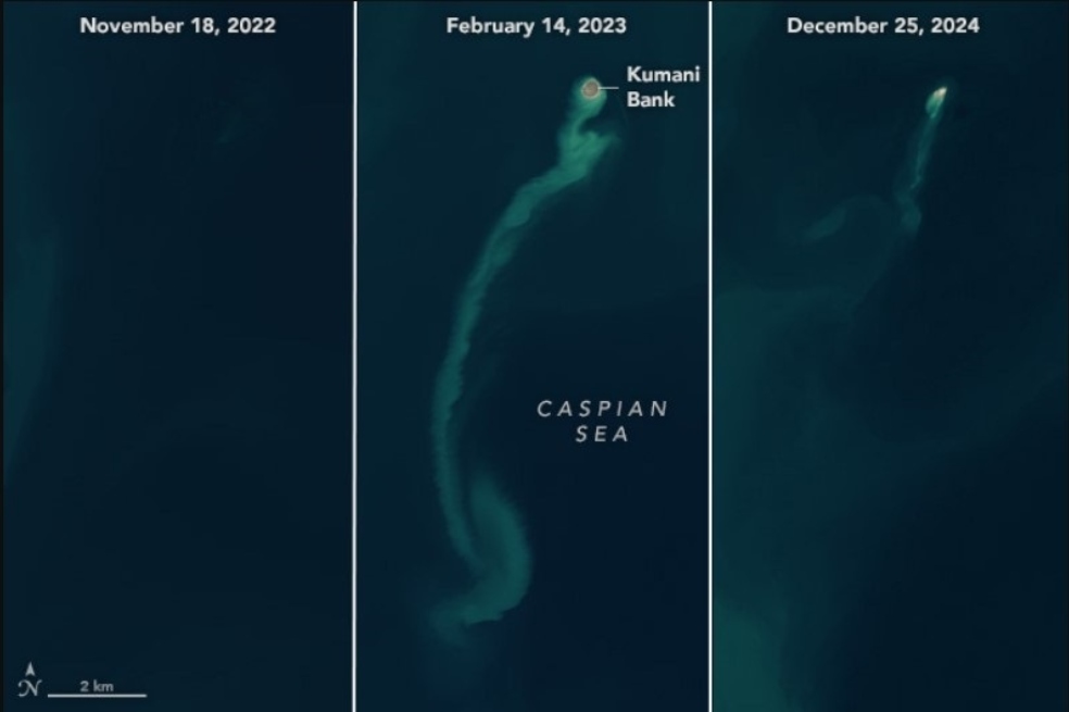 Satélite de la NASA detecta una “isla fantasma”. ¿En qué consiste?