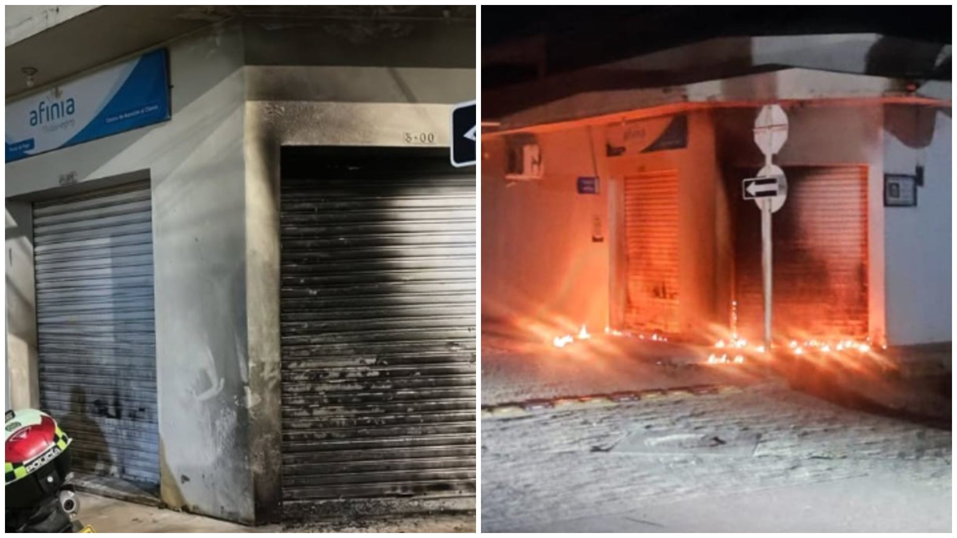 Comunidad de Ayapel, Córdoba, incendió oficinas de Afinia tras cortes de energía