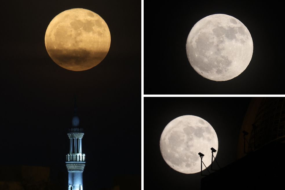 Luna de Ciervo 2024: las mejores imágenes de este evento astronómico