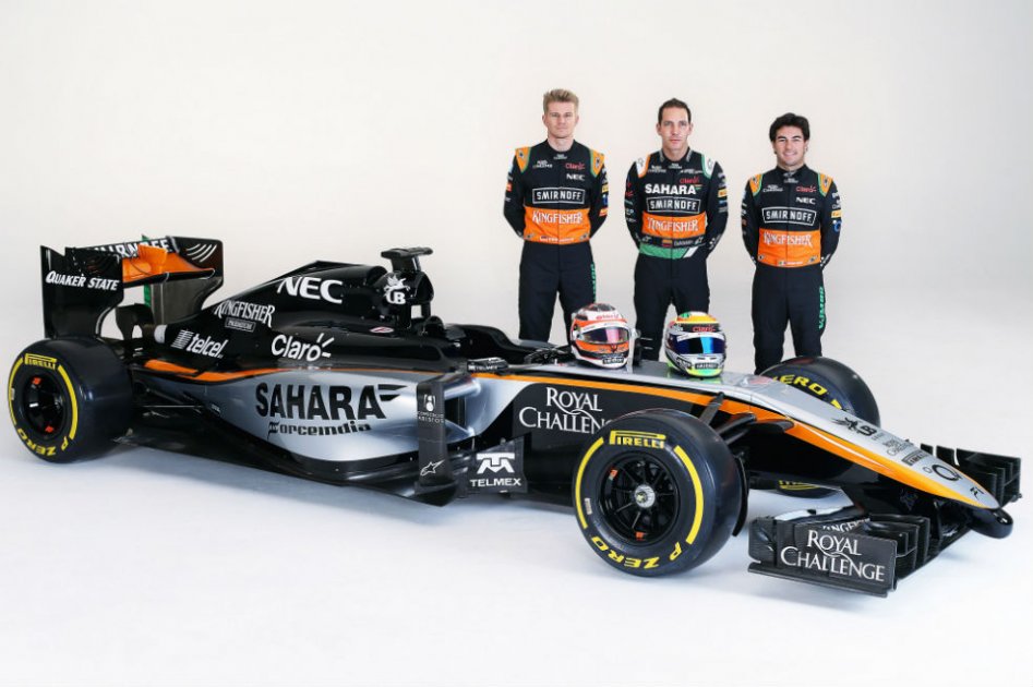 Steven Goldstein (centro), piloto de Sahara Force India.