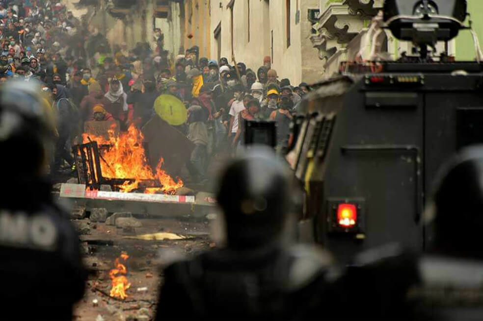 Misión ONU pide investigar uso desproporcionado de la fuerza en Ecuador durante protestas