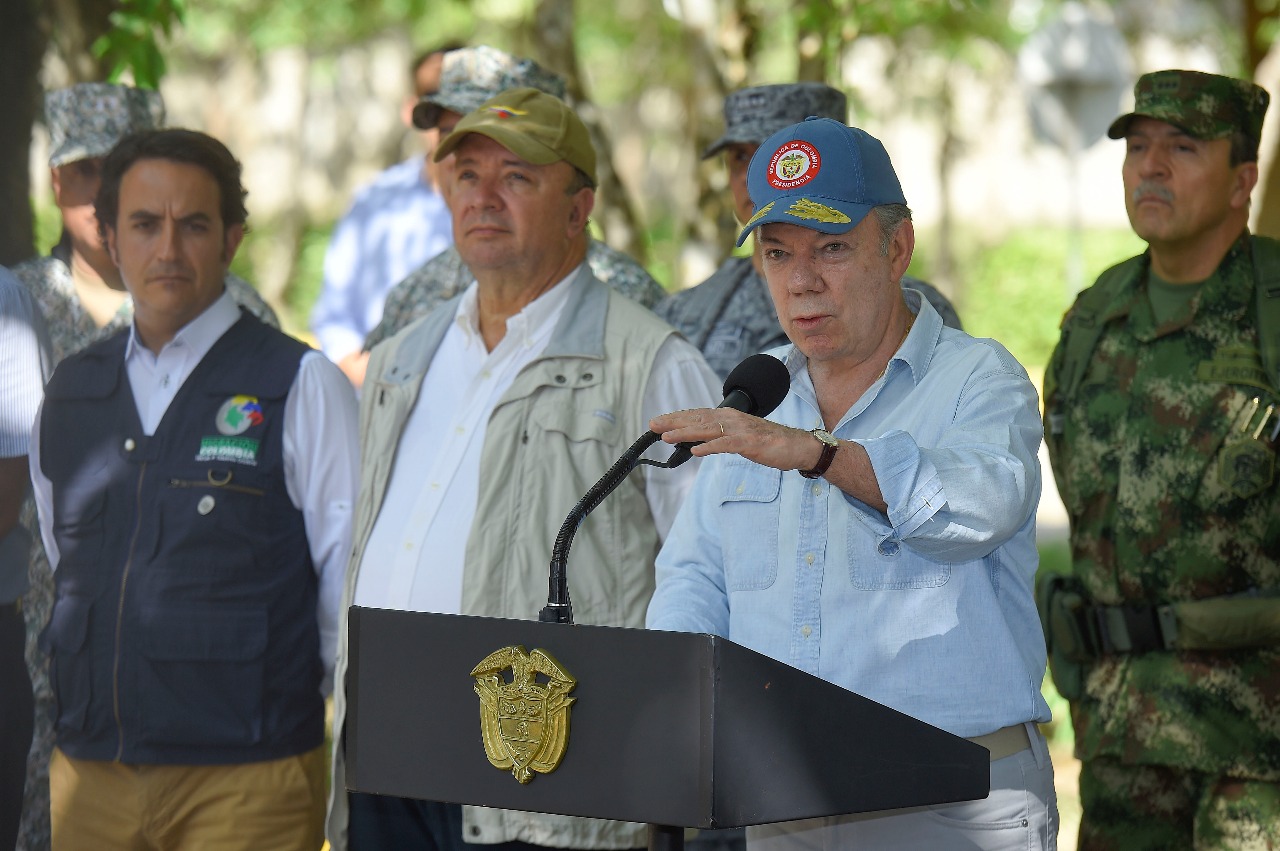 Santos pide al Eln coherencia para poder reanudar la mesa de diálogos