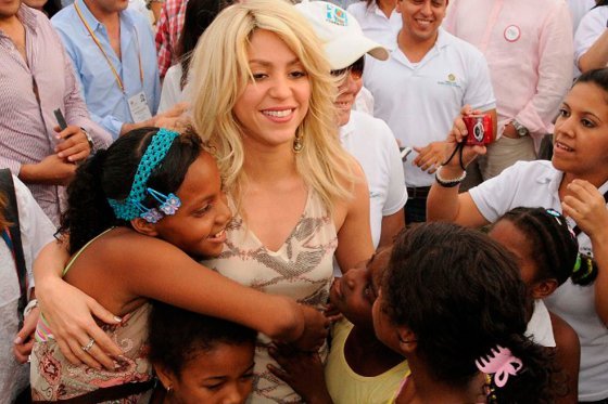 Shakira será premiada en Davos por su compromiso con el desarrollo de los niños