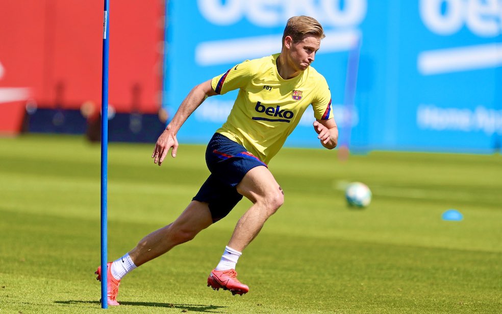 «Me siento bastante bien, aunque no para jugar un partido ahora mismo», de Jong