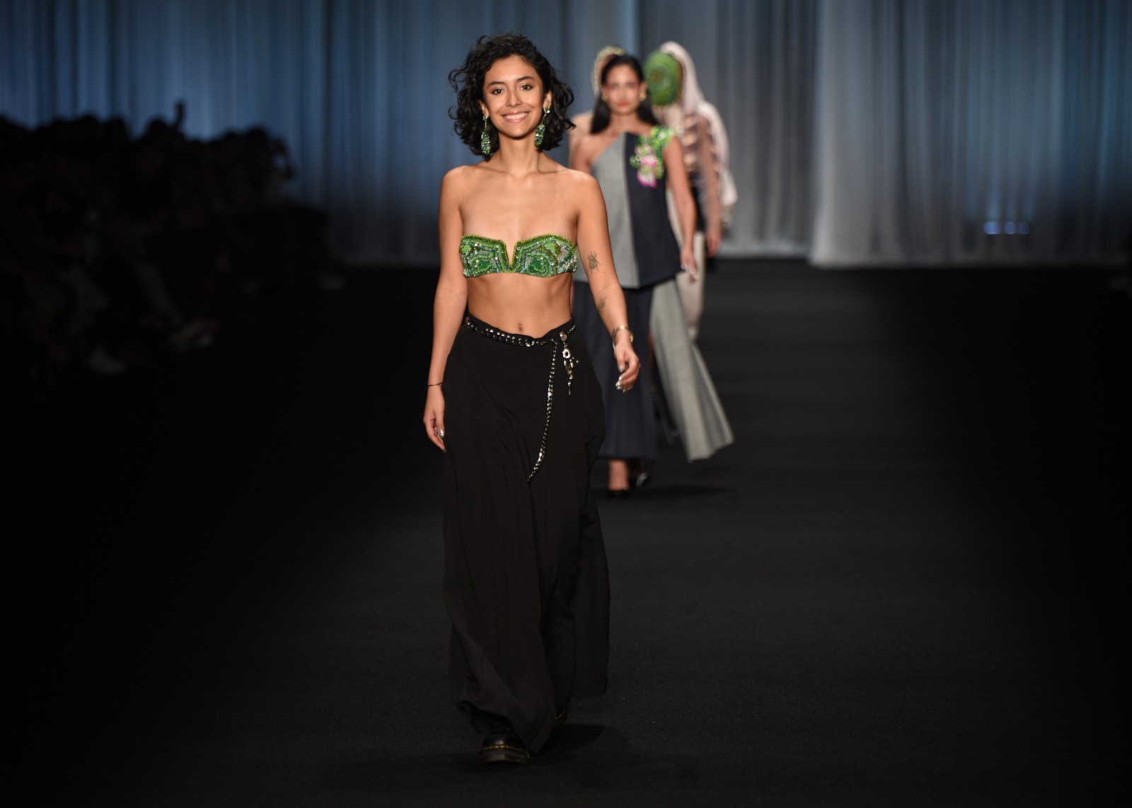 El reconocimiento a Mariana Jiménez en el Bogotá Fashion Week.