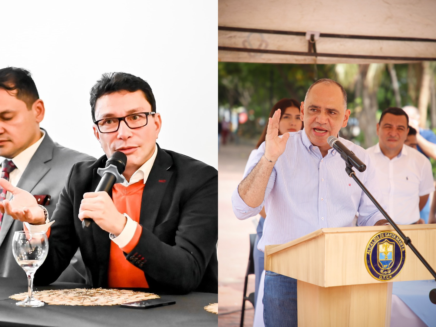 Nuevo enfrentamiento entre el alcalde Santa Marta y el exgobernador Magdalena