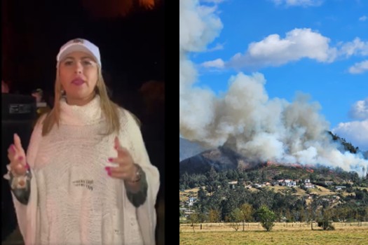“Incendio fue causado por cortos en cables de media tensión”, alcaldesa de Sopó