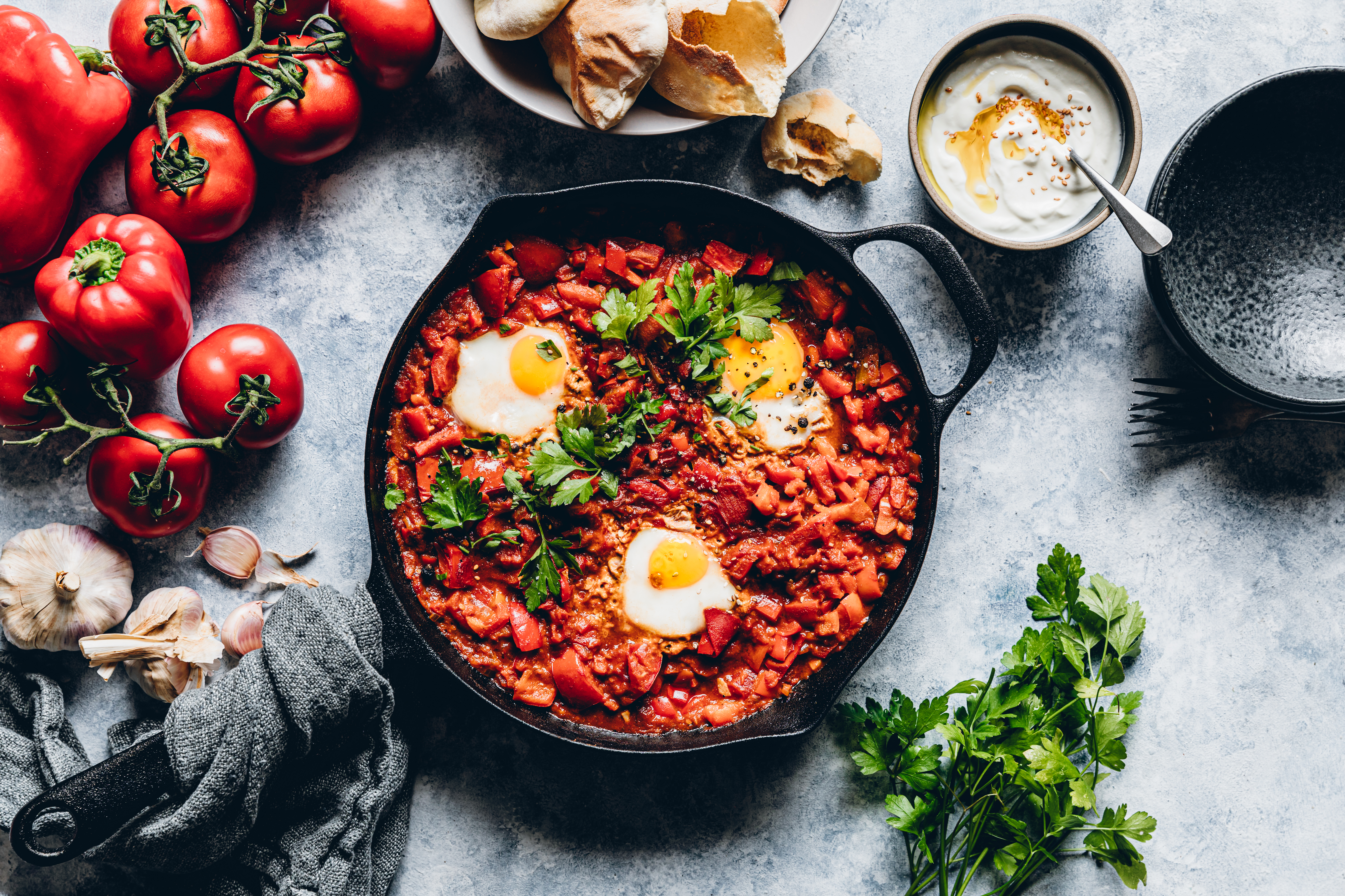 Paso a paso para preparar la shakshuka