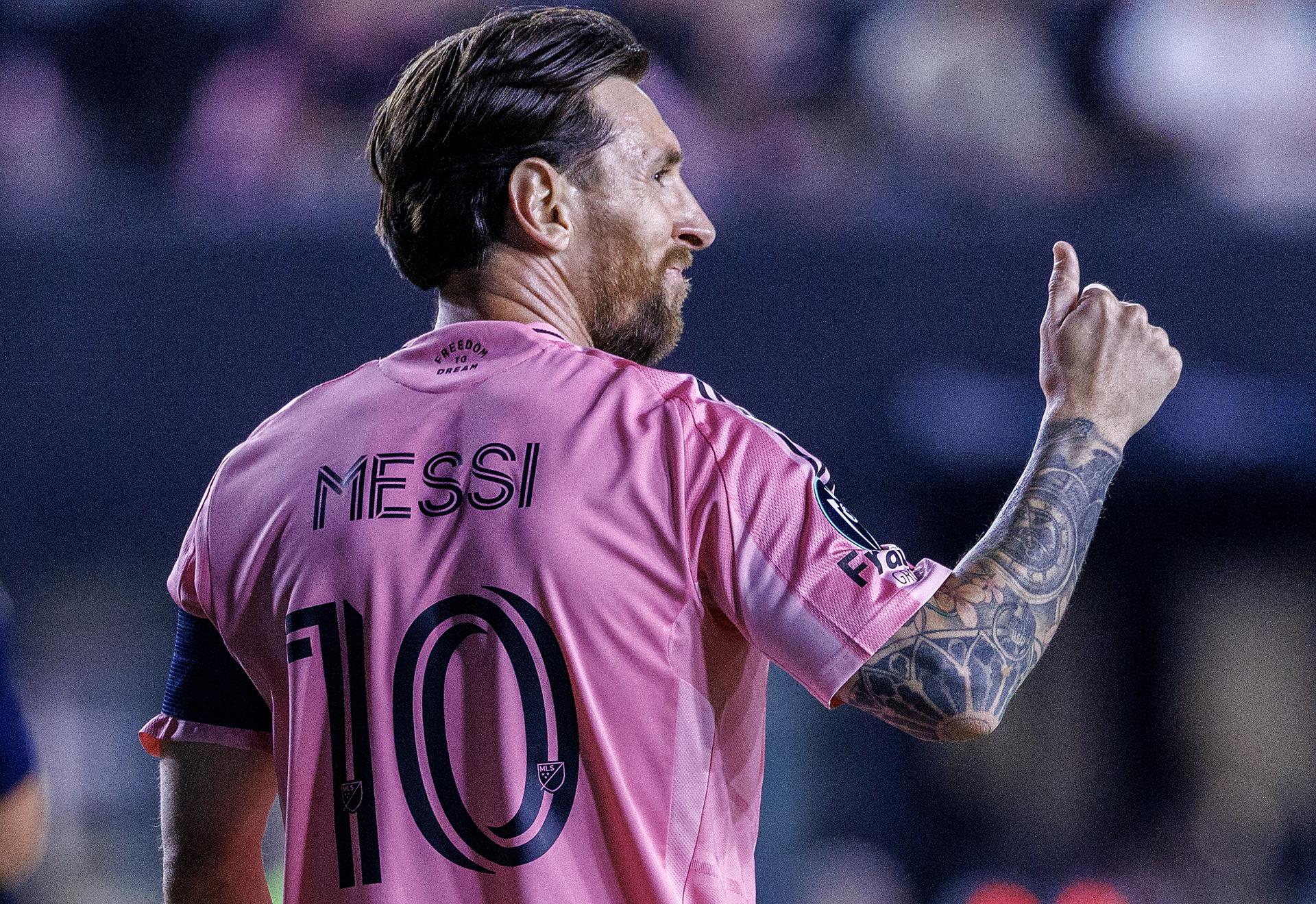 El 10 volvió a brillar: así fue el golazo de Messi en la goleada de Inter Miami