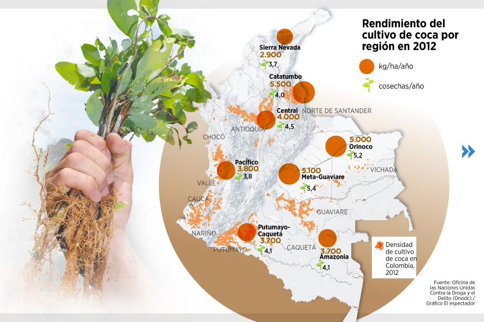 Las principales cifras sobre drogas ilícitas en el país