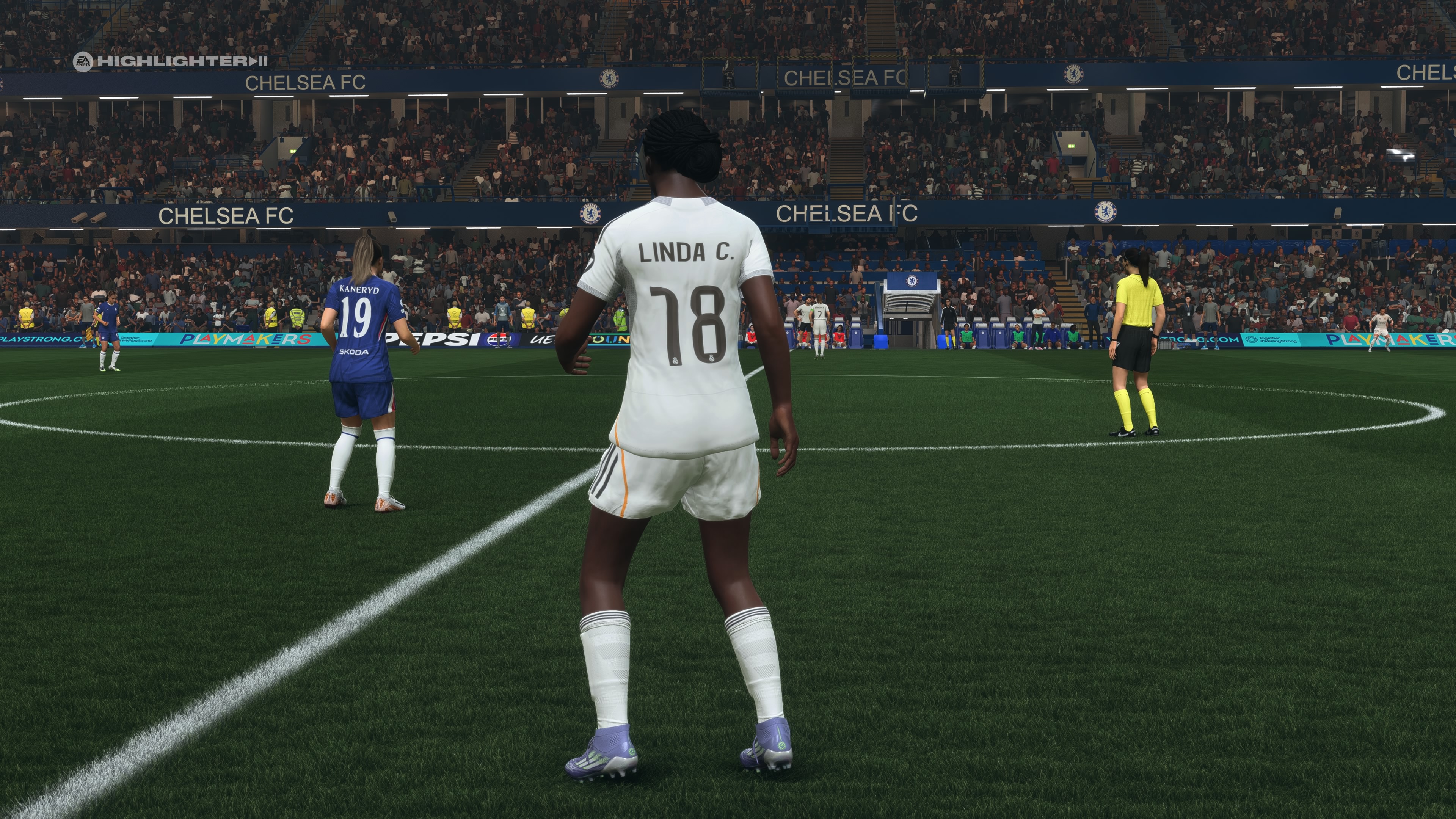 Linda Caicedo, jugadora del Real Madrid desde el 24 de febrero de 2023, en EA Sports FC 26.