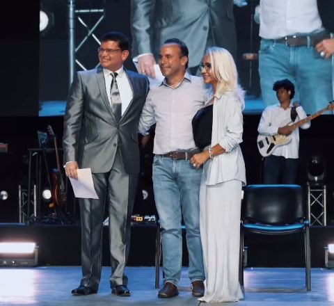 Alcalde de Cali, Alejandro Eder, durante el aniversario de la Fundación Misión Paz.