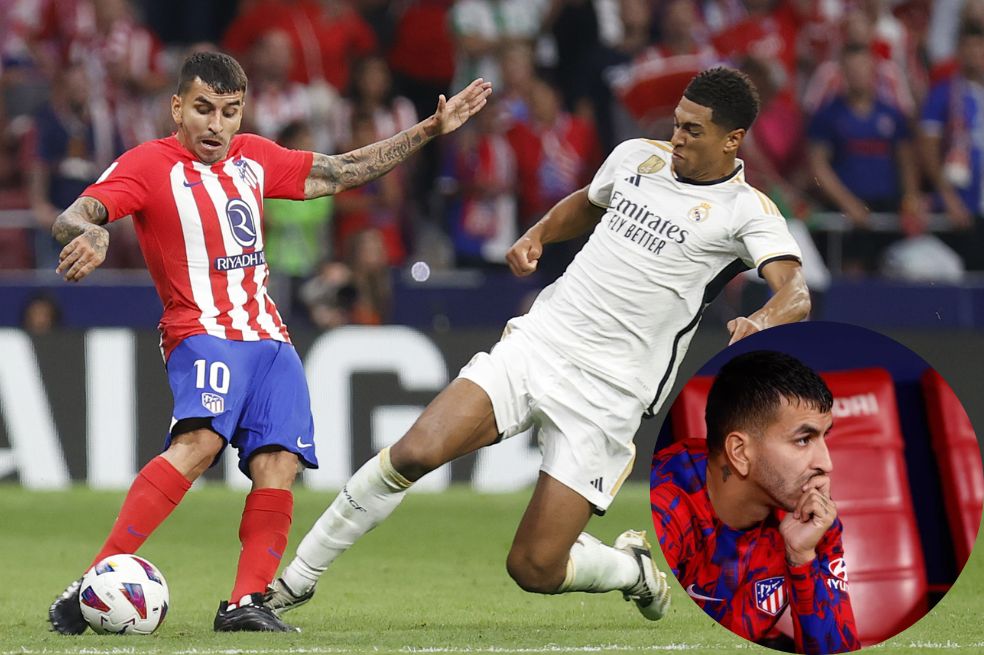 Video: Ángel Correa y la patada de Bellingham que le lesionó la rodilla