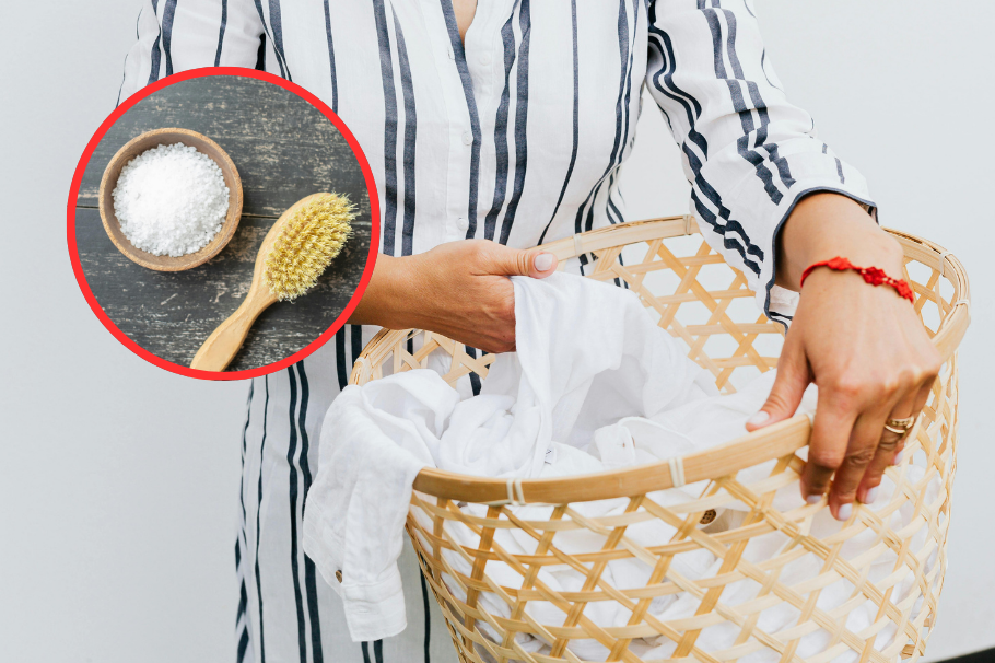 Truco con sal para eliminar las manchas de la ropa sin dañarla