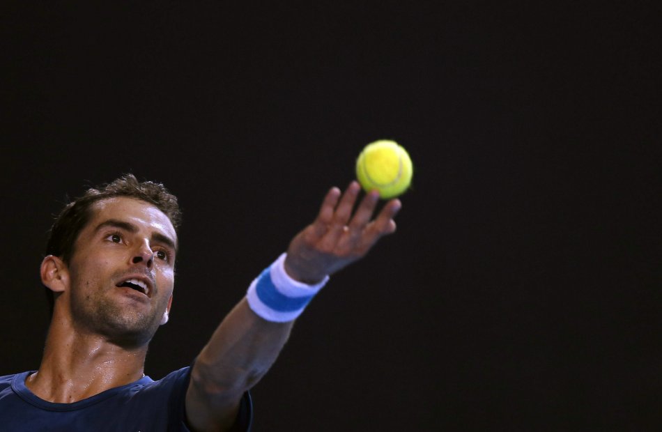 Santiago Giraldo venció a Youzhny en el Masters 1000 de París-Bercy. Foto: EFE