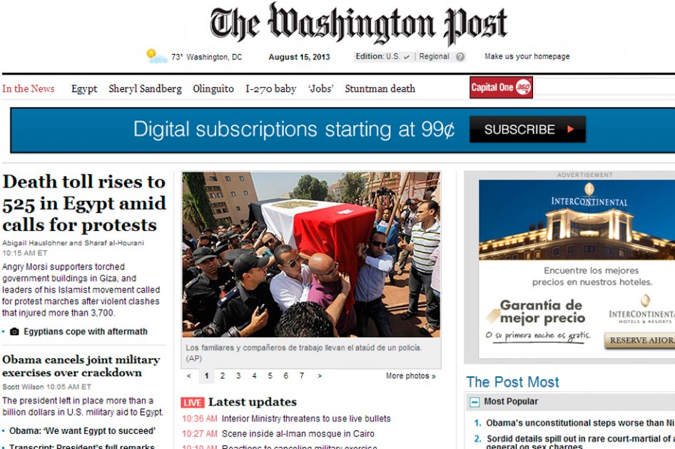 Piratas informáticos atacan a The Washington Post