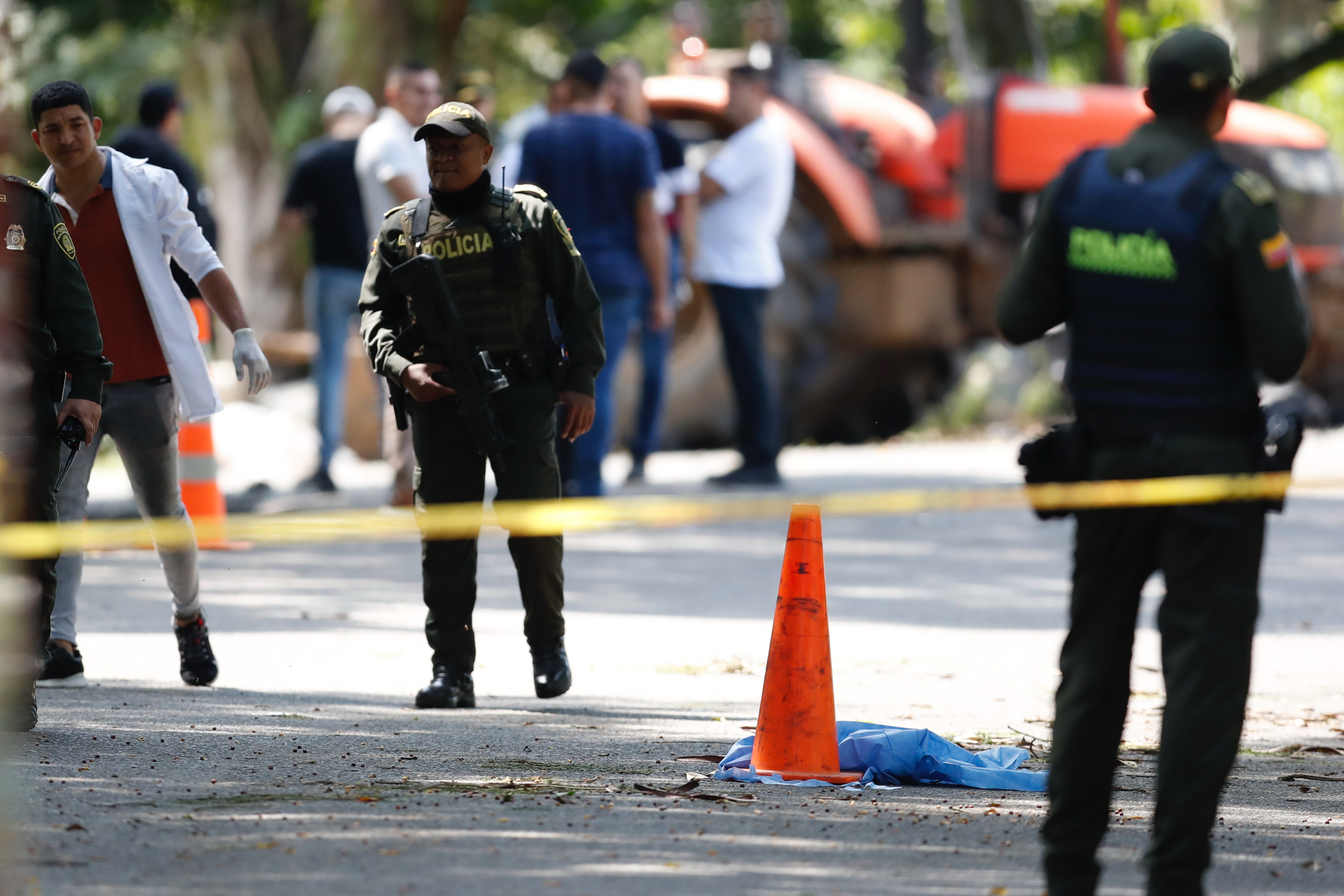 Estación de Policía en Jamundí fue atacada con drones cargados con explosivos