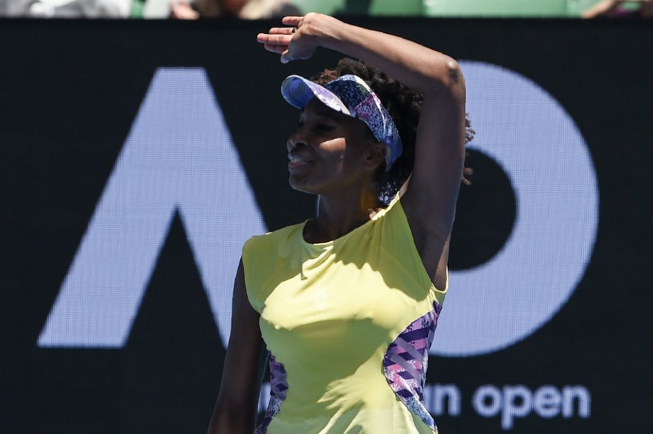 Venus Williams avanzó a tercera ronda en Australia. Foto: AFP