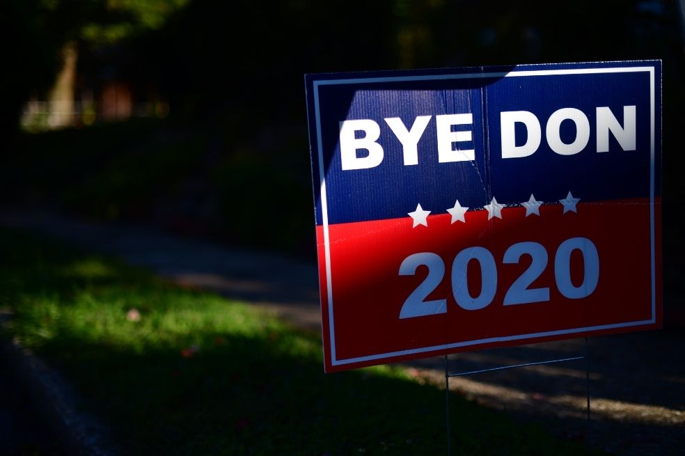“Tal vez tenga que irme del país”, dice Trump sobre si Biden gana