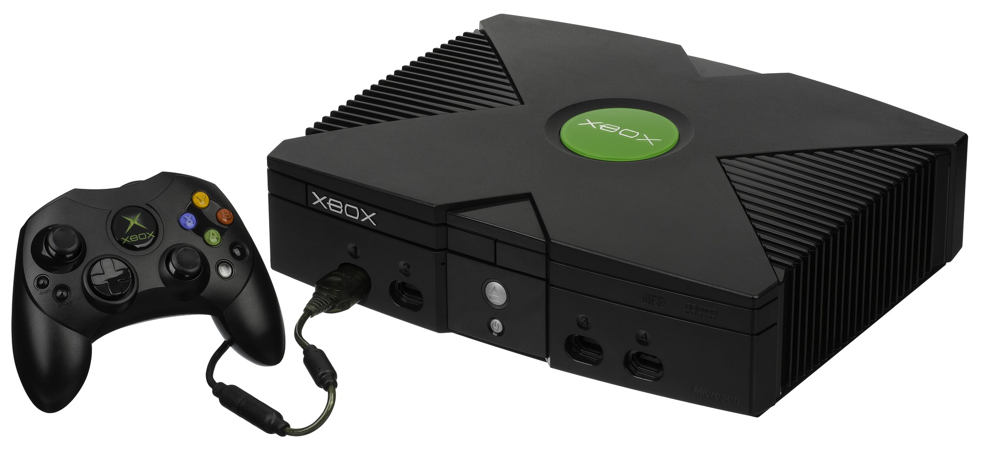 La primera Xbox salió a la venta en 2002 y contó con un tamaño inusualmente grande para una consola de videojuegos.