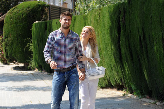 Shakira y Piqué de romance por Barcelona
